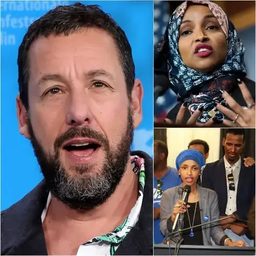 “THE COUNTRY WOULD BE SAFER WITHOUT SOMALIAN IMMIGRANTS — STARTING WITH ILHAN OMAR!” 💥 This shocking statement, allegedly made by Adam Sandler in a speech, is causing a stir in the media and on social networks. According to circulating information, the actor directly targeted Congressman Ilhan Omar, a naturalized American citizen of Somali origin. He is accused of questioning cultural loyalty and constitutional values, implying that some immigrants show contempt instead of gratitude. The phrase “starting with Ilhan Omar” immediately ignited controversy, with many criticizing it as xenophobic and deeply divisive. Meanwhile, supporters argue that Sandler was simply stating what the “silent majority” thinks. The debate continues to escalate, reflecting the growing divide in American politics.