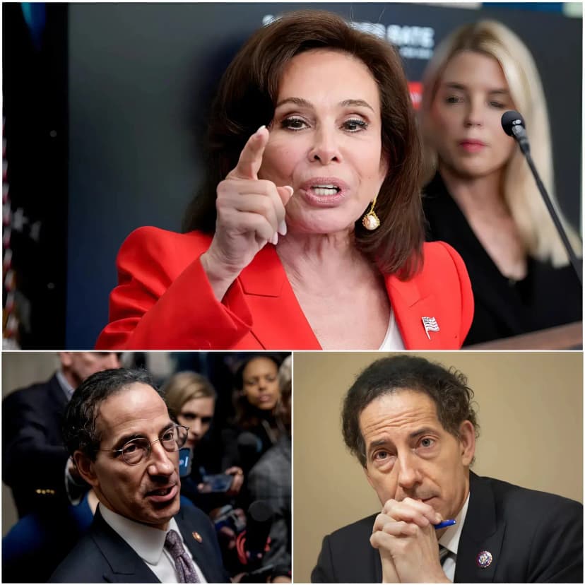 “UNMISSABLE! Jeanine Pirro Calls on Raskin to Explain $30 Million Surge!” — Former prosecutor Jeanine Pirro has publicly placed Jamie Raskin under the “microscope,” questioning how his net worth allegedly soared by $30 million in less than two years, while also criticizing Raskin’s repeated refusal to undergo forensic audits. “This kind of money doesn’t just appear out of nowhere,” Pirro emphasized. She argued that the pattern of actions — unexplained wealth growth, silence instead of transparency, resistance to independent scrutiny — warrants serious investigation, even a grand jury review. Supporters praised Pirro for demanding accountability; critics dismissed it as “political theater.” But she stood firm: “Let the truth speak. If there’s nothing, an investigation will confirm it. If there is, America deserves to know.” Details in the comments 👇👇