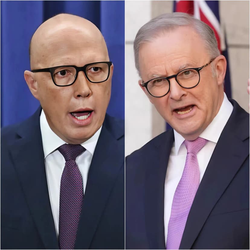🚨 5 MINUTES AGO: “If you dare utter another lie, Mr. Prime Minister, I will make you regret ever stepping onto this platform,” 🚨 Peter Dutton snarled from the opposite seat, his voice low but sharp as a papercutter, his gaze locked onto Albanese as if ready to tear apart the Prime Minister’s credibility on the spot. Albanese initially did not flinch. He rose slowly, facing Dutton with a resolute gaze, as if fueled by adrenaline from previous evasive maneuvers. Tension rose to the point where one could hear his heart pounding. “You want to play the humiliating game?” Albanese replied, his voice calm but defiant, walking toward the microphone: “Let’s see if you survive this.” Whispers spread throughout the House of Commons – shock mixed with anticipation. Albanese’s smile froze for a split second. Then, Dutton unleashed a bombshell of words: a series of incisive arguments about the Labor government’s disastrous failure to control inflation and the cost of living, accompanied by a fatal personal blow. The chamber erupted with gasps, a few loud laughs from the Liberals, and a deathly silence from the Labors. In less than half a minute, the energy had completely reversed: Albanese flushed with anger, Dutton calmly reigned with a half-smile, and the entire House of Commons was engulfed in utter disbelief and scattered applause from the opposition.