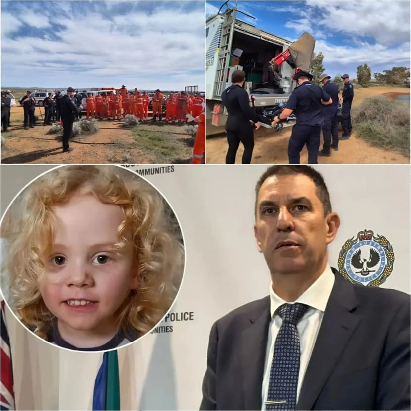 ” SAD NEWS ” 3 MINUTES AGO: The chilling secret surrounding Gus Lamont has finally been uncovered after police demolished the freshly poured concrete floor of the outdoor toilet. Following days of baffling disappearance, traces of the missing boy were discovered in the most unthinkable location. Police brought in K9 units to guide the search team straight to a water tank, where a DEVASTATING find left even veteran officers speechless and shaken. A “blood-stained piece of evidence” inside the tank dramatically shifted the entire direction of the investigation. The killer made one fatal mistake. Read the terrifying truth below 👇👇