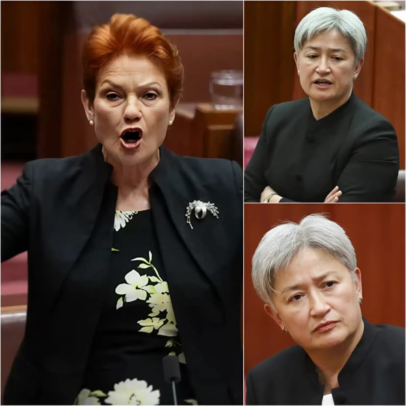 BREAKING NEWS 🚨 A tense Senate exchange between Pauline Hanson and Foreign Minister Penny Wong has reignited debate over tone, tactics and political theatre in Canberra. During a pointed line of questioning, Hanson methodically cited elements of Wong’s public record, pressing her on policy positions and past statements. The chamber grew noticeably quieter as the exchange intensified — a moment that quickly spread across social media as commentators dissected both the substance of the claims and the strategy behind them. Full story in the comments 👇