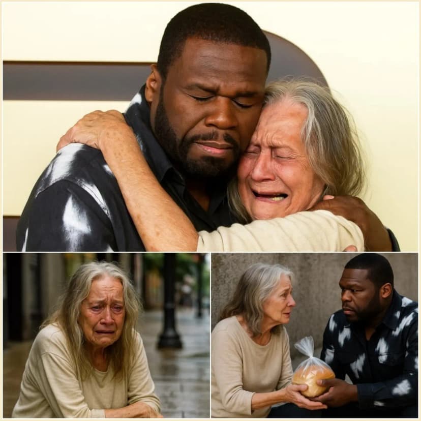 SHE JUST ASKED FOR A DOLLAR: 50 Cent could have walked past her like everyone else did. But what this hip-hop mogul did next stunned onlookers — and sparked a chain reaction that helped pull a homeless woman off the streets, turned a quiet act of kindness into a national story, and left the nation speechless. Details in the comments 👇👇