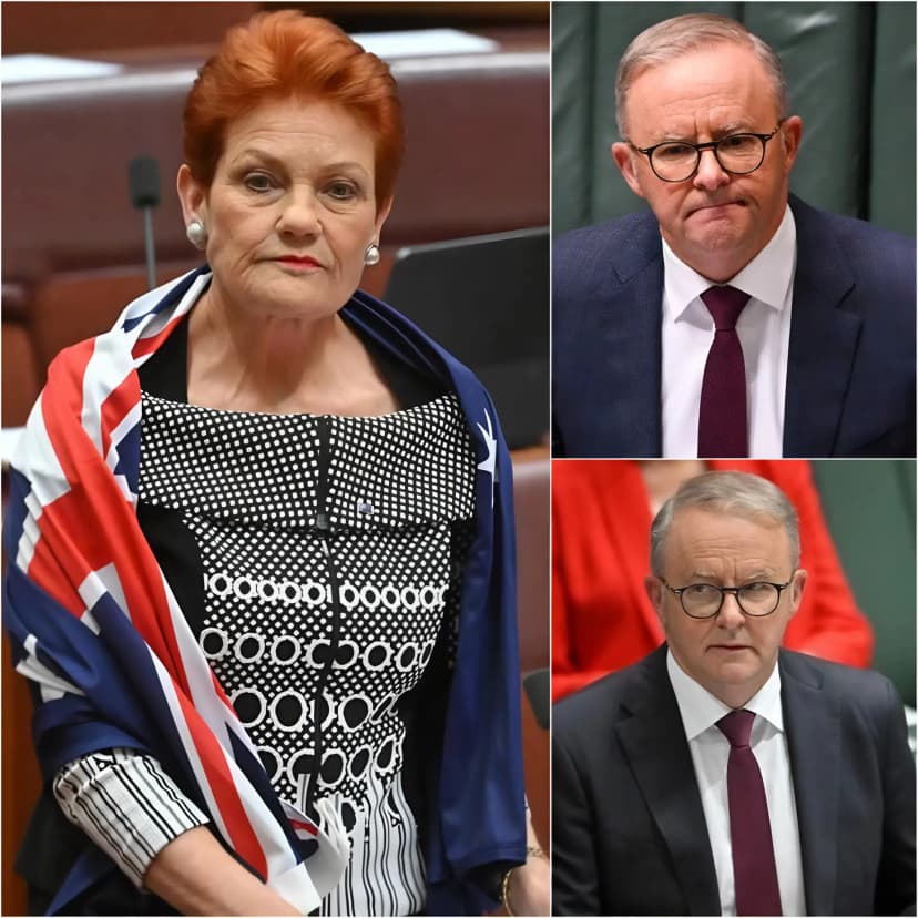Pauline Hanson and her One Nation party’s hardline stance on immigration — including calls for drastically reduced migrant intake and stricter cultural and security tests — has resonated with a growing segment of the electorate, helping propel the party into unusually strong poll territory. Recent surveys show One Nation hovering around 26–28 % nationally, competing with and sometimes surpassing established parties as immigration discourse broadens into debates about housing, cost of living and cultural change. Support for Hanson’s message has surged alongside public anxiety over rapid population growth and its impact on infrastructure and jobs, making immigration one of the most politically charged issues heading into elections. Her outspoken calls for tighter borders and national “values” have drawn both strong backing and intense backlash from opponents who warn the rhetoric risks division and undermines Australia’s multicultural fabric. Read full story in the comments 👇👇👇