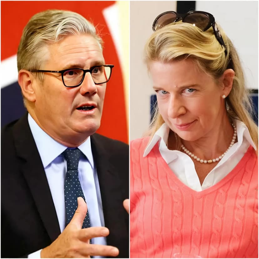 When Keir Starmer branded Katie Hopkins “dangerous” and demanded she be “silenced,” expecting her to back down or apologise, he was badly mistaken; instead, she stepped onto a nationally televised forum with unnerving calm, produced a single folder, quietly told him, “I’m not here to debate you, Keir—I’m here to read your own words back to you, word for word, unedited,” and proceeded to deliver a devastating, unflinching recitation of his statements that turned the hunter into the hunted, left him visibly stunned by page three, and sent the establishment reeling with one particularly damning sentence hidden in the final paragraph.👇👇👇