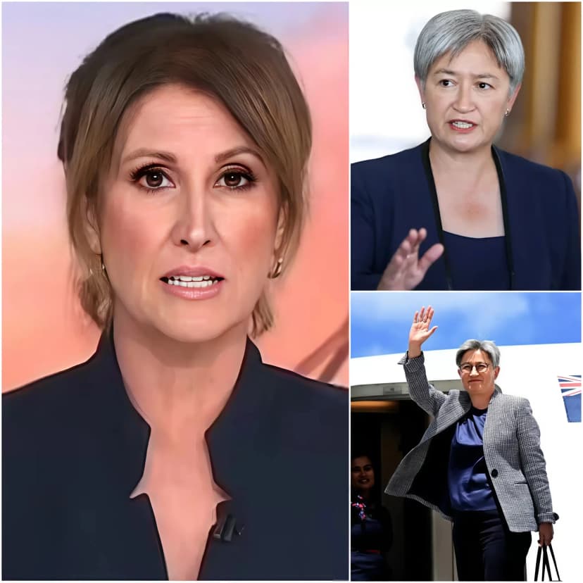 🚨 EXPLOSION ON LIVE TELEVISION – A heated debate erupted on Australian television when well-known presenter Natalie Barr openly criticized Foreign Minister Penny Wong over how the government is handling the situation of Australian citizens stranded in the Middle East as the conflict escalates.