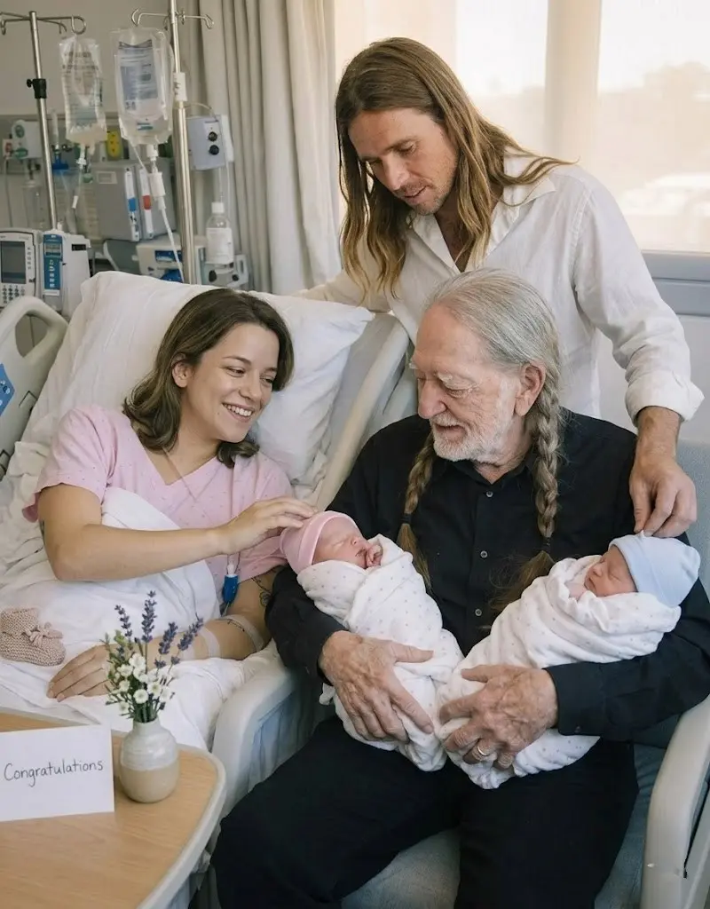 🚨 BREAKING: Willie Nelson and his son Lukas Nelson have just shared incredible news — the arrival of twin babies! And it’s the twins’ names that have fans buzzing across the internet. 👇