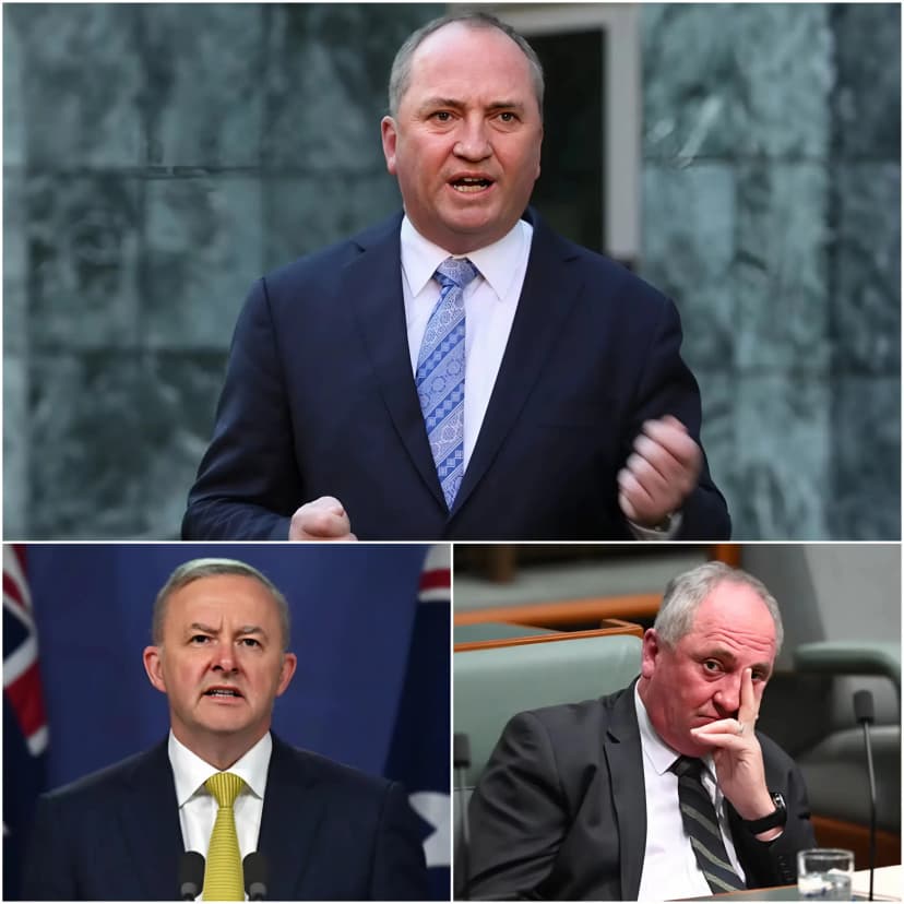 “FAKE FRAUDS WHO ONLY KNOW HOW TO TAKE PEOPLE’S MONEY.” Barnaby Joyce SLAMMED the Labor Party for turning a blind eye to the CFMEU’s $15 billion corruption scandal in exchange for donations from the union. “Even Albo voted against giving powers to the anti-corruption watchdog, perhaps they’re afraid their corrupt funding sources will be traced.” Furious citizens are demanding a full tax refund as they say these actions only make politicians richer. With just 10 words, Barnaby Joyce calmly shut down Albo during the meeting, leaving even opposition Labor MPs applauding him 👇👇