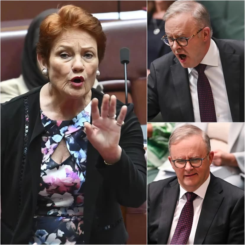 Anthony Albanese has just been directly criticized in Parliament — Pauline Hanson launched a fierce 11-point attack aimed at destroying the Labor Party’s secret constitutional agenda, shouting that it is “a Trojan horse for perpetual division and elite power grabs” disguised as Indigenous rights!