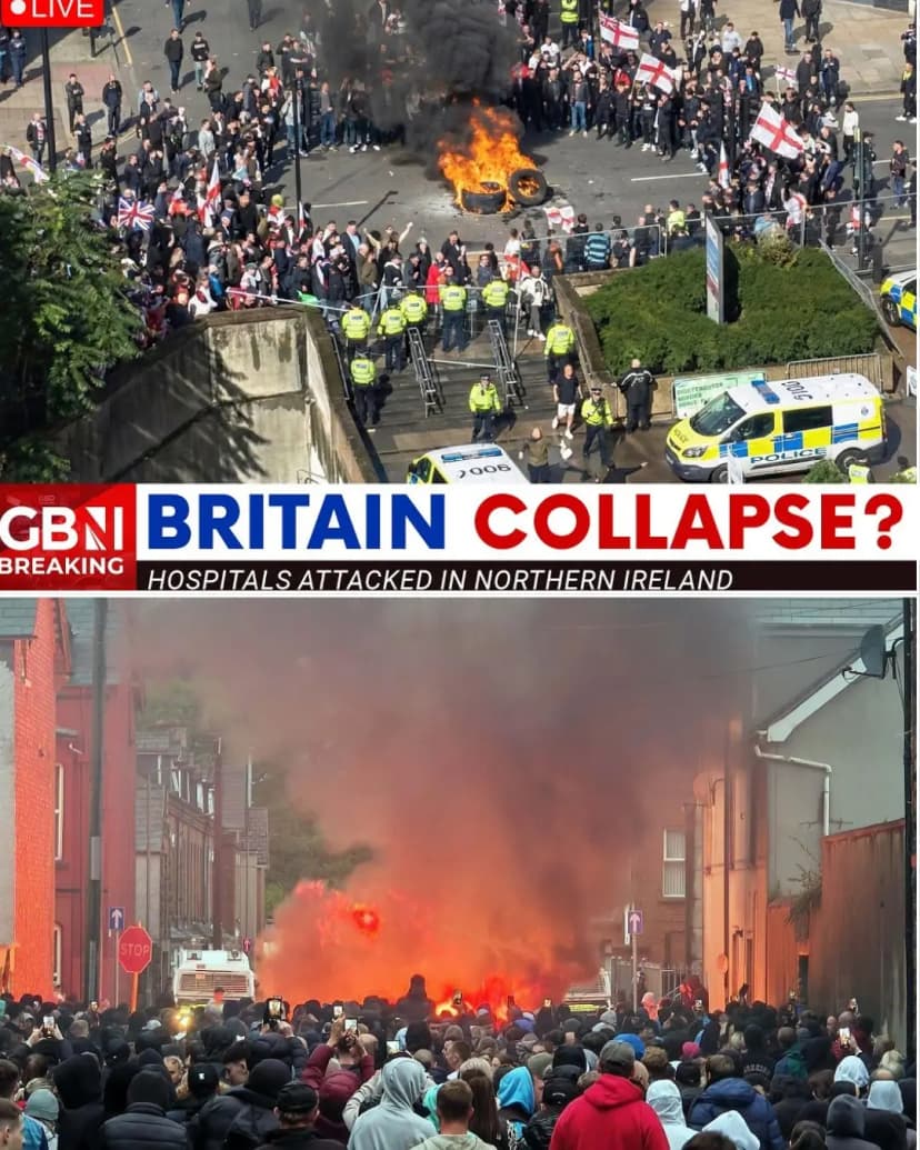 NORTHERN IRELAND EXPLODES – MIGRANT CRISIS TURNS STREETS INTO WARZONE! 🔥🇬🇧