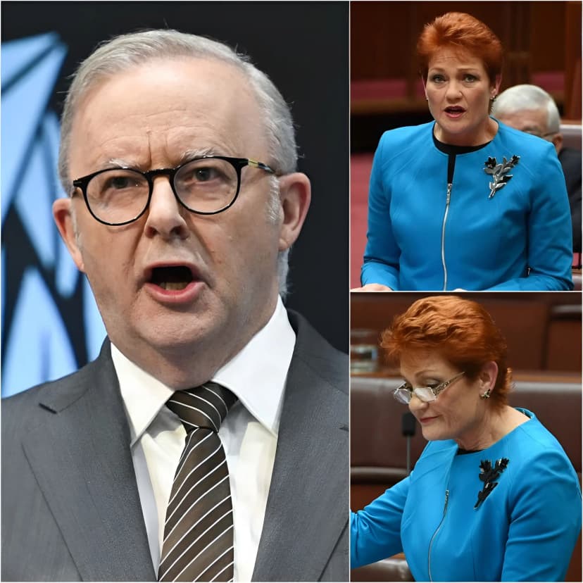 “ALBANESE FURIOUS AND WANTS TO EXCLUDE AUSTRALIANS DEMANDING PAULINE HANSON AS PRIME MINISTER”