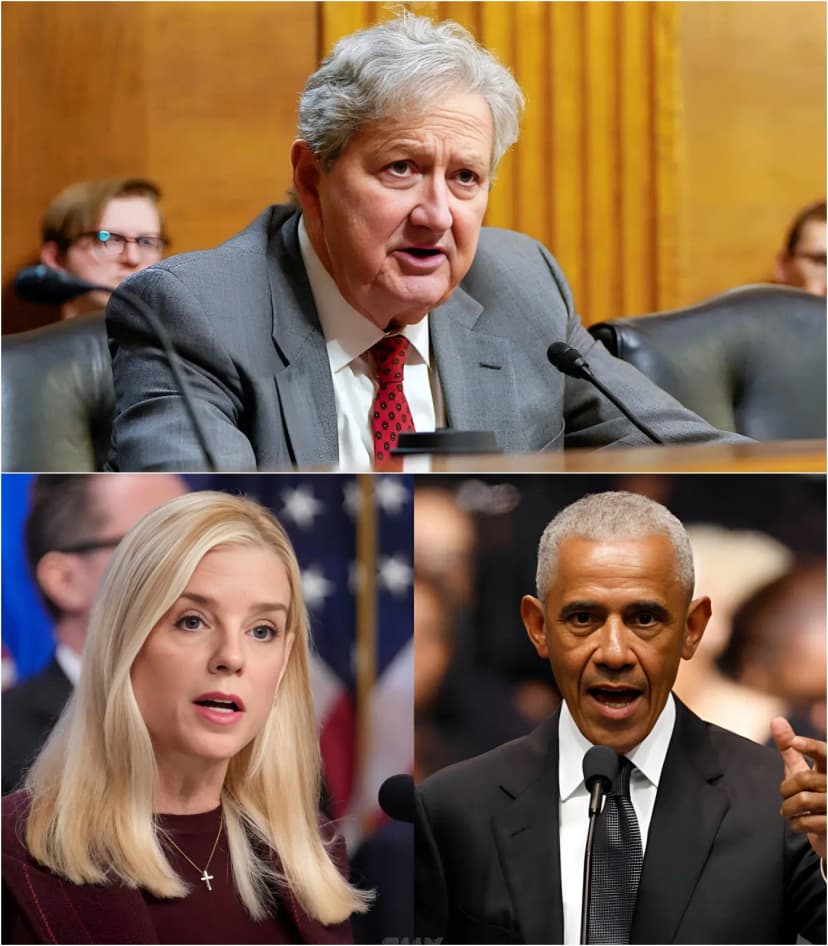 🔥 POLITICAL B0MBSHELL: John Neely Kennedy has ignited Washington with a stunning accusation, declaring that the so-called “Deep State” tied to Barack Obama operates like a hidden criminal network inside the U.S. government.