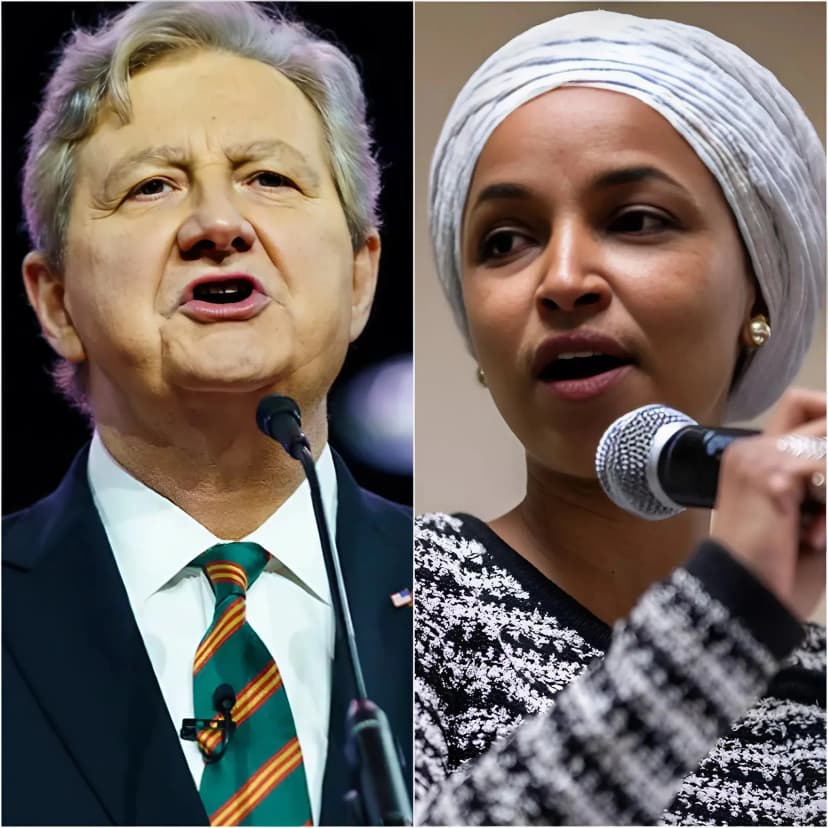 “Get Out of This Country If You Hate It!” — Alleged John Neely Kennedy Remark Sparks Viral Senate Firestorm as Unverified Clips Target Ilhan Omar and Alexandria Ocasio-Cortez, Igniting Massive Online Debate and Deepening Political Divisions in Washington 🔥