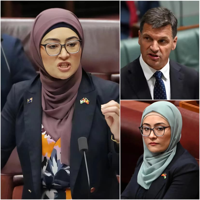 BREAKING NEWS 🚨 “IF THEY WANT TO HUMILIATE ME IN FRONT OF THE WHOLE COUNTRY, THEN BRING THE EVIDENCE OR SHUT YOUR MOUTH, YOU BASTARD!” – Fatima Payman angrily fired back after shocking allegations from Angus Taylor sparked a storm in Parliament during a tense questioning session.