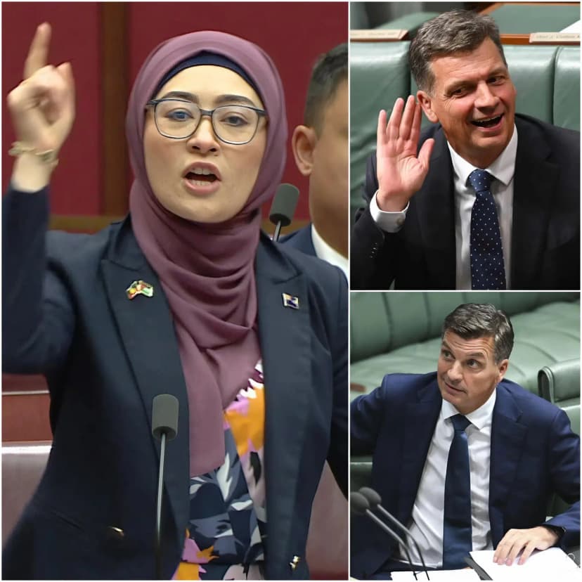 🚨 “ALLAH WILL PUNISH YOU FOR THIS!” FATIMA PAYMAN’S HORRIFYING ATTACK ON ANGUS TAYLOR HAS FREEZED THE SENATE IN FEAR!