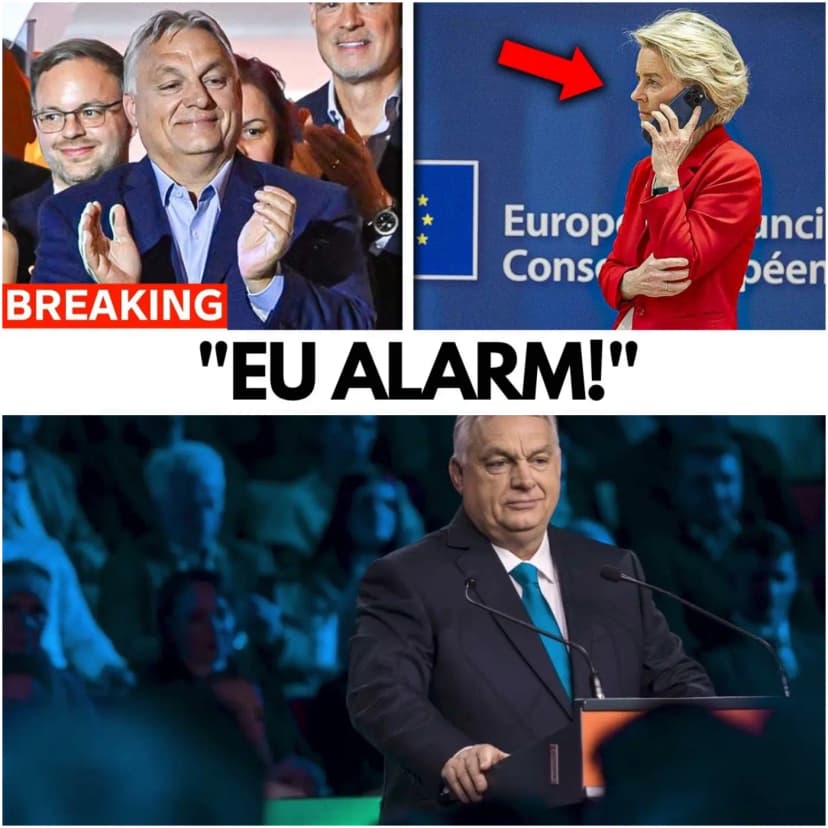 🚨 “EU ON EDGE AFTER SHOCK RESULT!” — Viktor Orbán Secures Controversial Reelection as Ursula von der Leyen Raises Alarm Over Europe’s Democratic Direction