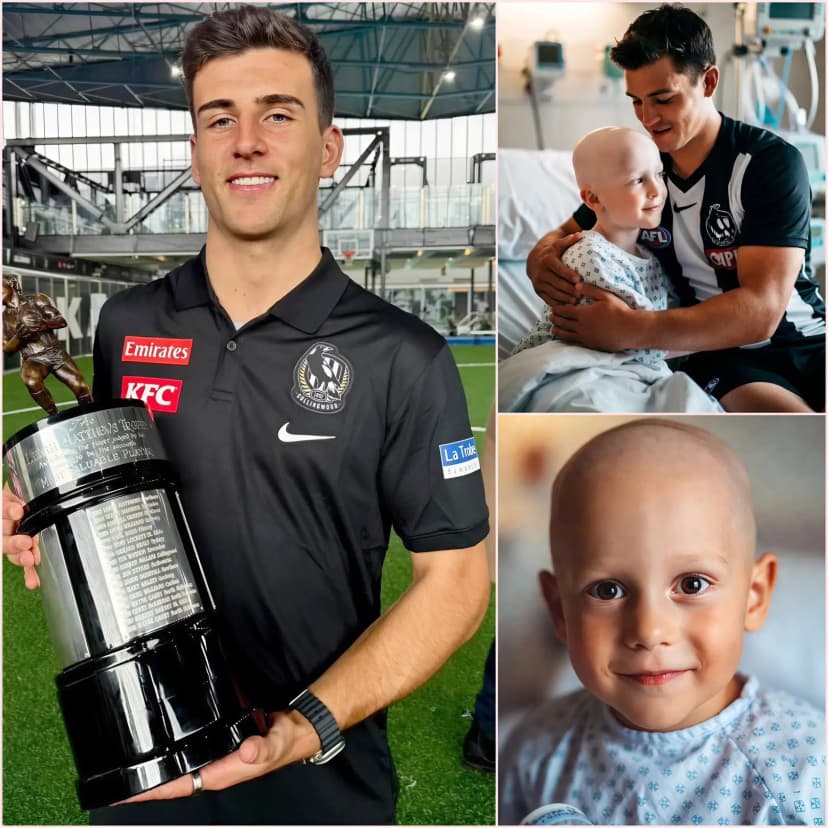 GOOD NEWS 💖 A 8-year-old boy battling a malignant brain tumor expressed his final wish: to call his hero, Nick Daicos. But what Nick Daicos did for the boy went far beyond a simple phone call — it was something much greater, something that left the entire hospital and the boy’s family completely astonished.