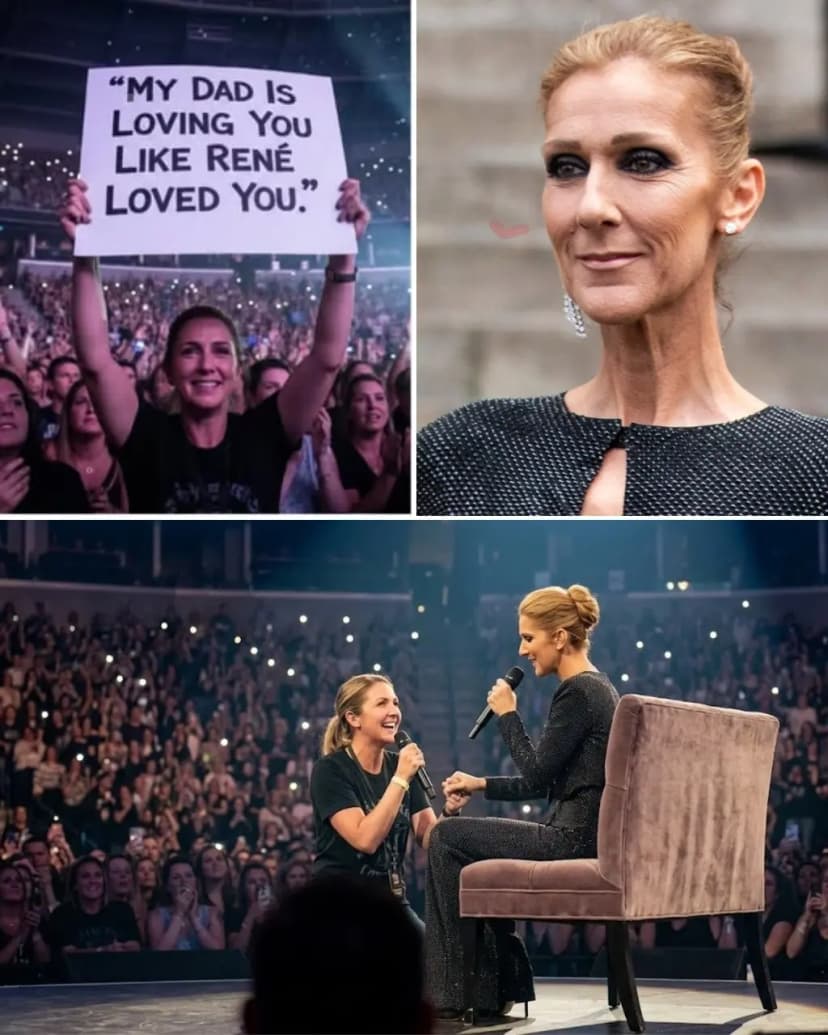 “Some Love Stories Never End… They Simply Find Each Other Again In Unexpected Places.” In The Middle Of A Quiet Concert, With Snow Drifting Across The Stage And Celine Dion Singing Softly Within The Limits Her Body Now Allows, Something Happened That No One In The Audience Was Prepared For.