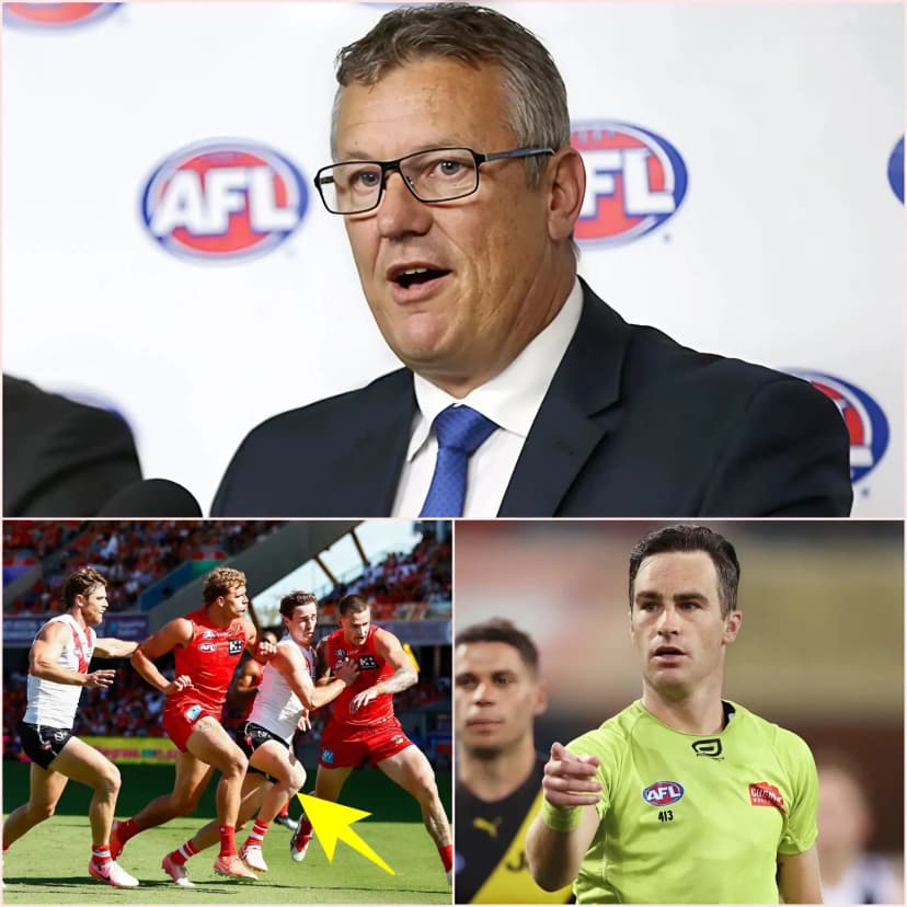 BREAKING NEWS: Referee Matt Stevic, who officiated the Sydney Swans vs. Gold Coast Suns game which ended 100-68, has officially apologized to Gold Coast Suns fans for his controversial calls after reviewing game footage