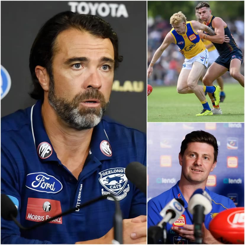 🚨 15 MINUTES AGO: “They’re too weak and too slow,” Geelong Cats head coach Chris Scott bluntly stated in a post-game interview after the game against the West Coast Eagles. He repeatedly criticized the West Coast Eagles’ players and tactics.