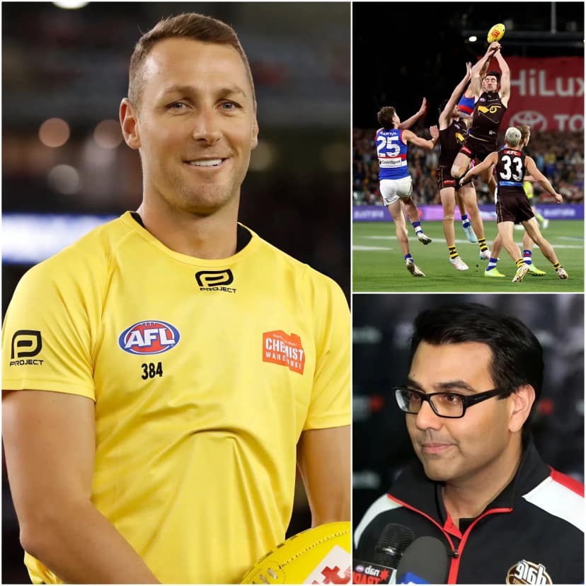 🚨 BREAKING NEWS: Referee Brett Rosebury, who officiated the match between the Hawthorn Hawks and the Western Bulldogs which ended 104–64, has officially apologized to Western Bulldogs fans for controversial calls made during the game after reviewing match footage.