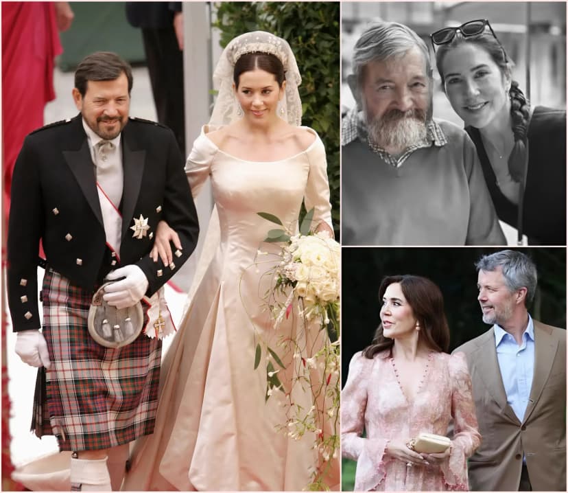 😭💔 SAD NEWS IN AUS : John Dalgleish Donaldson, father of Mary, Queen of Denmark, has passed away at the age of 84 in Tasmania — shortly after spending his final, emotional moments with his daughter. Royal observers say he had been waiting to see his daughter one last time, a detail that has deeply moved many.