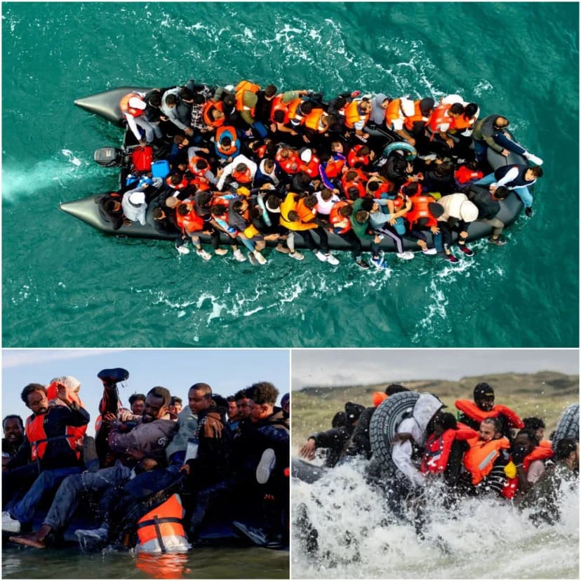 SHOCKING FOOTAGE: MASKED BRITISH VIGILANTES ATTA.C.K FRENCH BEACHES AND MIGRANT DINGHIES SHOCKING VIDEO just surfaced showing masked British vigilantes wreaking havoc on French beaches, targeting migrant dinghies in an aggressive and violent attack.