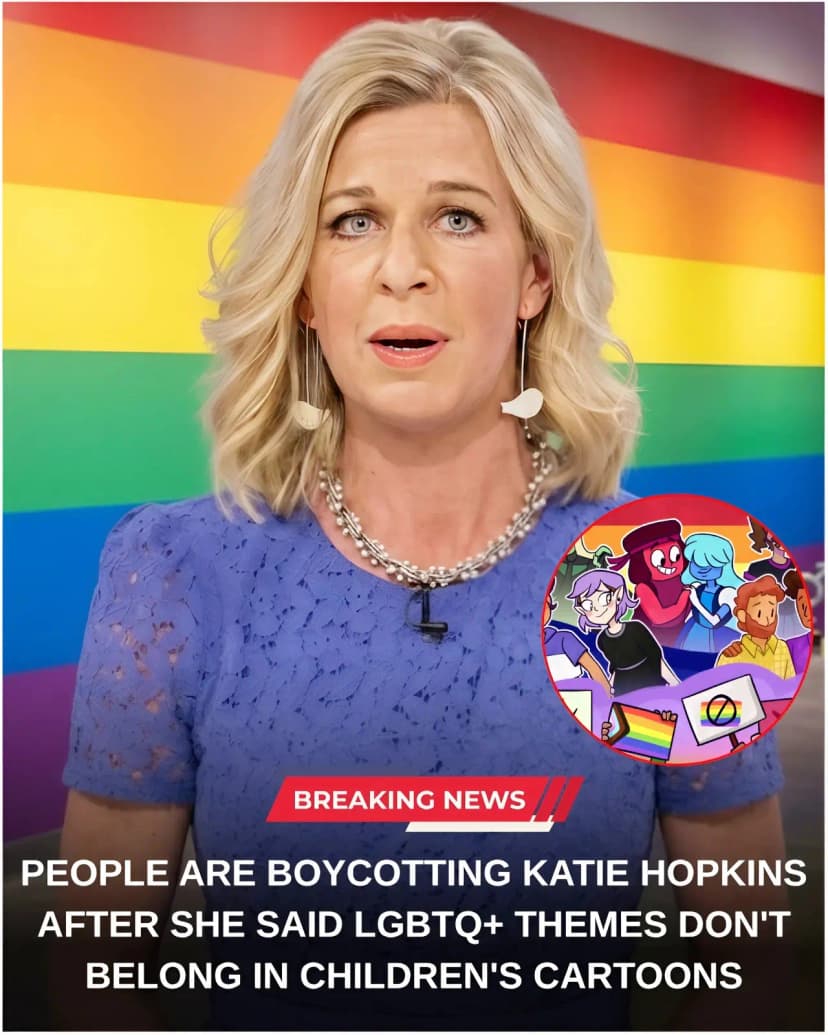 Katie Hopkins is facing backlash after claiming L.G.B.T.Q+ themes shouldn’t be included in children’s cartoons. His comments ignited widespread outrage, with many urging boycotts and demanding accountability. The debate over L.G.B.T.Q representation in content for young audiences remains sharply ddivided…