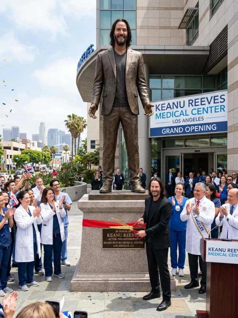 KEANU REEVES QUIETLY OPENS “HOPE HAVEN” – A $150 MILLION LIFETIME FREE HOSPITAL FOR SICK CHILDREN AND THE HOMELESS