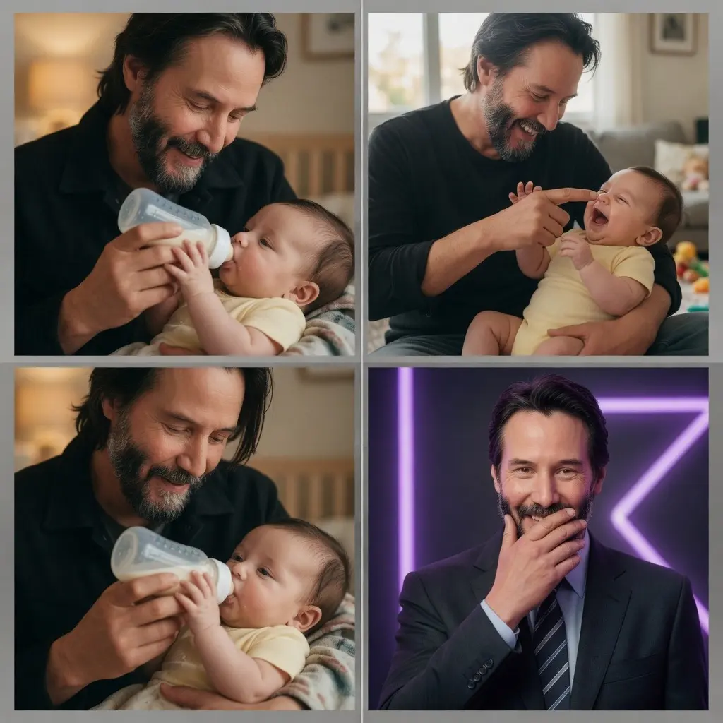 🚨 SHOCKING BOMBSHELL: Keanu Reeves Stuns the World by Posting First Photo of Himself Feeding His Secret Child — The Hidden Truth About the Baby’s Mother Has Finally Been Revealed!