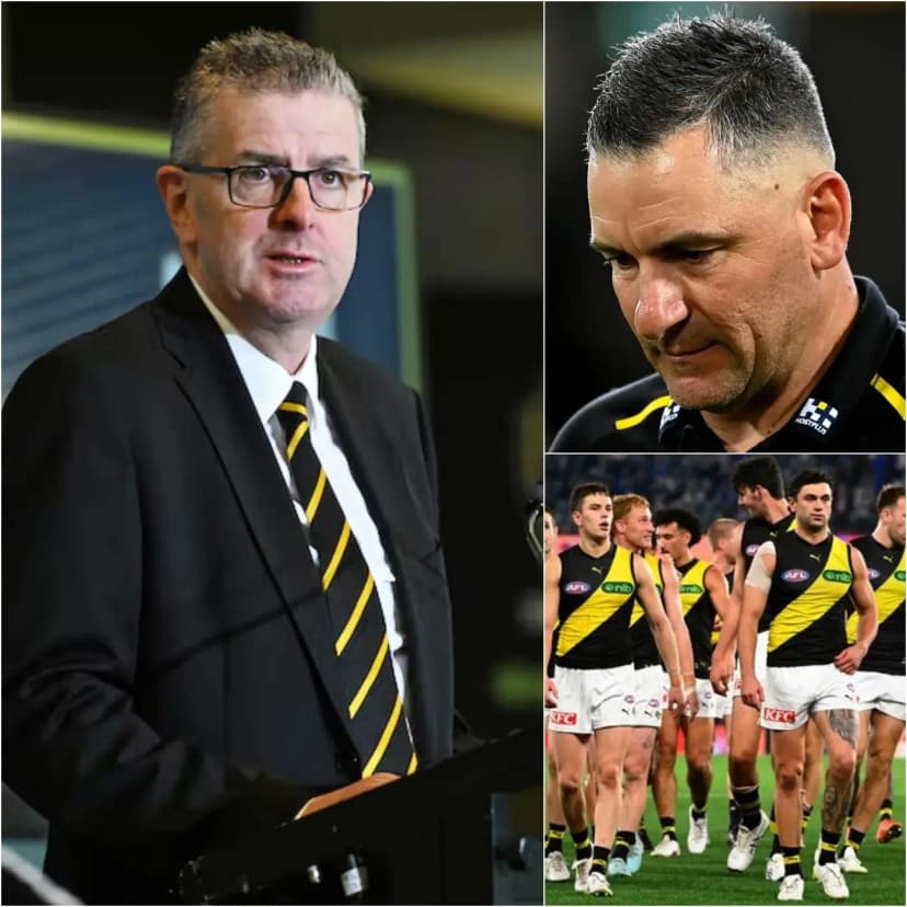 After six consecutive humiliating defeats in the AFL 2026, the president of the Richmond football club, John O’Rourke, ordered the removal of four players from Richmond’s roster for 2026