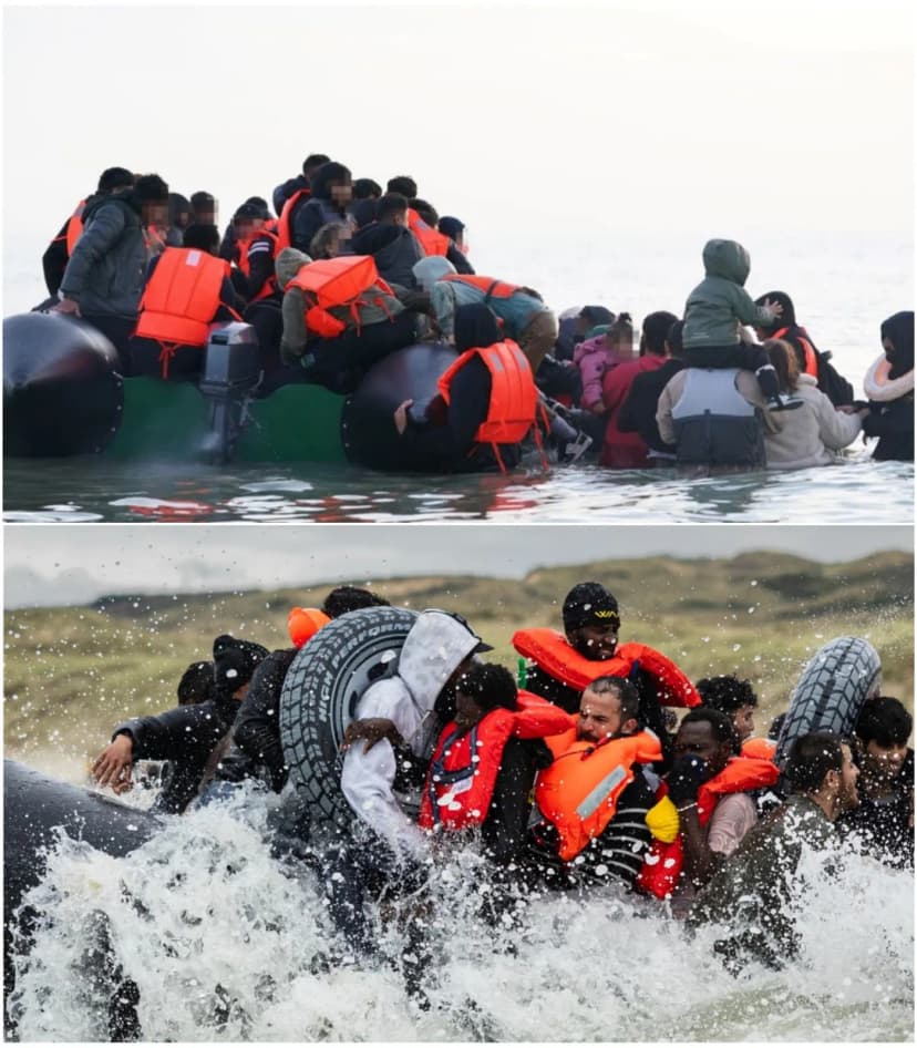 SHOCKING FOOTAGE: MASKED BRITISH VIGILANTES ATTA.C.K FRENCH BEACHES AND MIGRANT DINGHIES SHOCKING VIDEO just surfaced showing masked British vigilantes wreaking havoc on French beaches, targeting migrant dinghies in an aggressive and violent attack.
