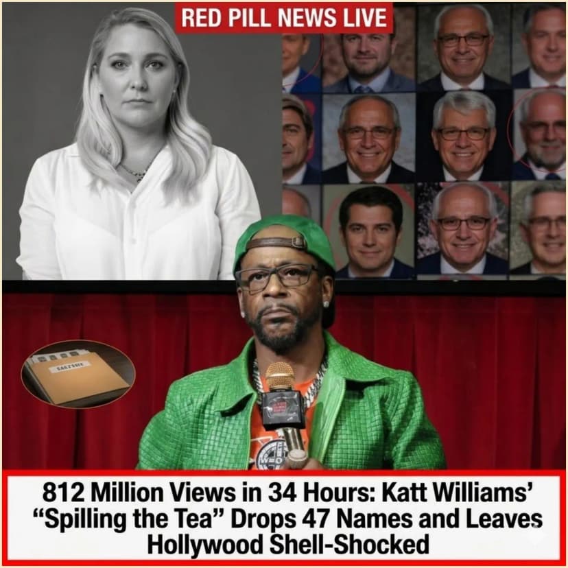 812 Million Views in 34 Hours: Katt Williams’ “Finding the Past” Drops 47 Names and Leaves Hollywood in Stunned Silence.
