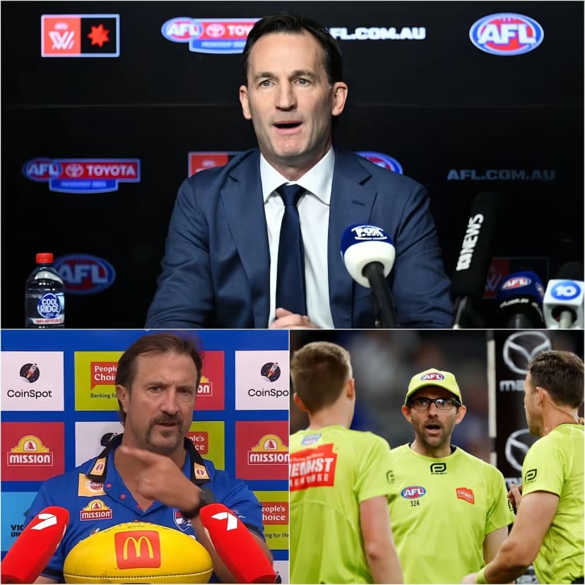 🚨 “THIS SHOULD NEVER HAVE HAPPENED — WE OWE THEM EVERYTHING!” — AFL CEO Andrew Dillon has officially apologized to Western Bulldogs players and coaching staff after the crushing 56–131 loss to Geelong, admitting he was “deeply frustrated” after reviewing a series of controversial umpiring decisions.
