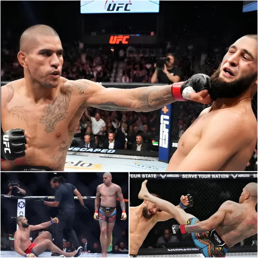 🚨“The Icon Toppled!” — Alex Pereira Dominates Khamzat Chimaev with a Ruthless First-Round Stoppage